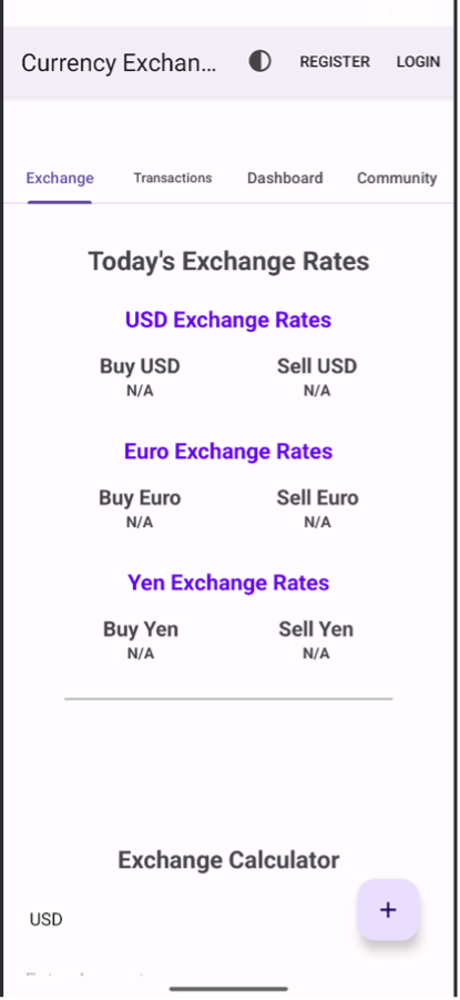 Currency Exchange app — Today's rates and Exchange Calculator