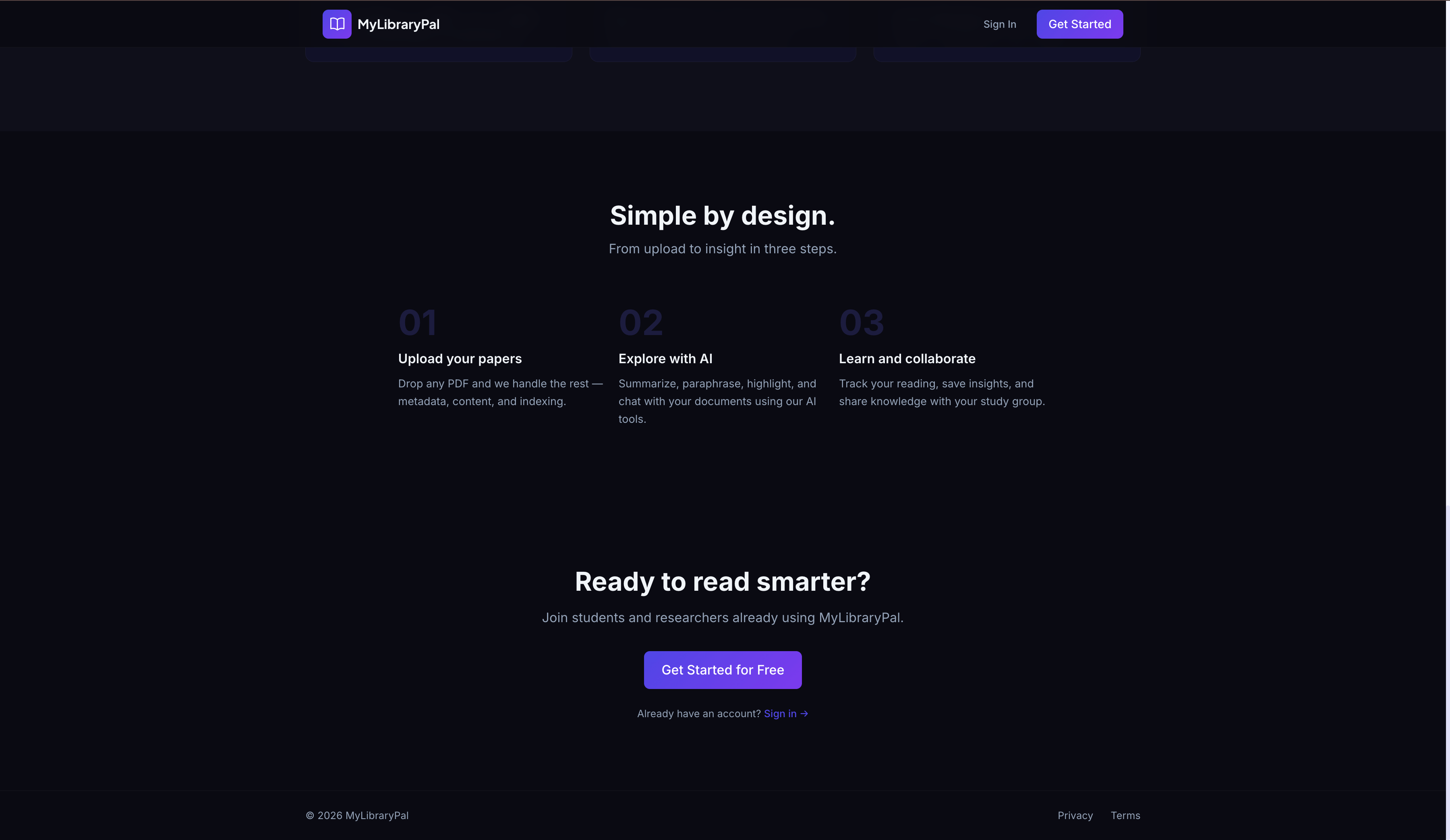 How it works — 3 steps